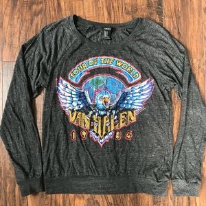 Forever 21 | Van Halen Graphic Long Sleeve Top M